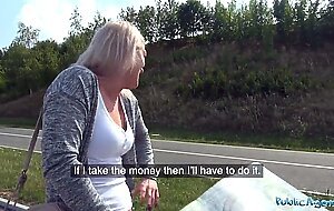 Public Agent Sexy blondes public blowjob and hot car bonnet fuck
