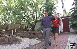 Blonde bombshell Bianca Lovely has threesome with neighbour