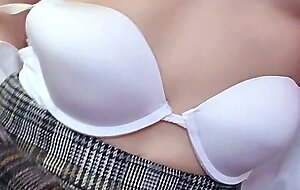 Slutty baby in schoolgirl outfit gets full ass creampie instead of help with homework