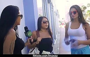 Amateur hottie takes cash for public sex 4