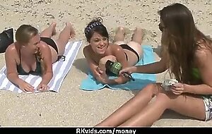 Cute teen sucked and fucked for cash 11