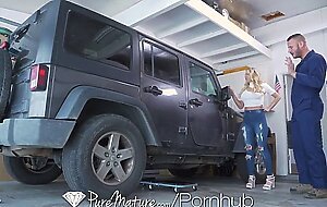 PUREMATURE Big Tit Mature Katie Morgan Pays With Sex