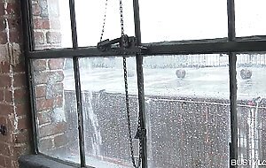 Blonde Russian MILF in High Heels and Purple Stocking Titty-fucks and Ride an Executive's Cock