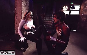 SPIDEYPOOL - Spiderman Eats And Fucks Gwen Stacy's Hot Pussy - Wicked