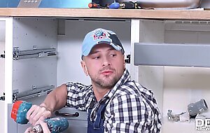 Blonde teen Kati Gold's shaved pussy gets licked and fucked with a big dick