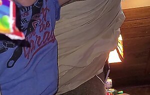 Sexy hotwife getting bbc while sucking hubby