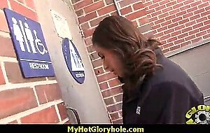 Gloryhole blowjob interracial amateur 18