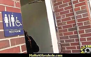 Gloryhole blowjob interracial amateur 18