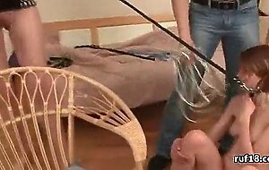 Petite bondage teen in cpuple hardcore sex