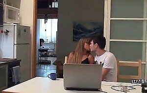 French teen slut sucks and fucks