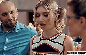 PURE TABOO Cheerleader Into Sex with Coach & Her Husband