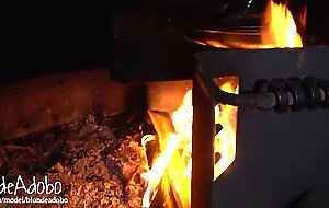 Fucking In Tents Camping Sextape POV Doggystyle with Hot College Girlfriend - BlondeAdobo