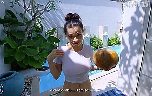 WE HAD FUN IN POOL WITH MY GIRLFRIEND AND SHE WANTED FUCKS WITH ME