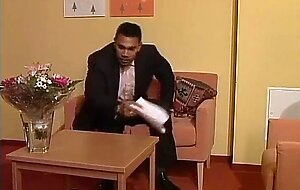 Dirty wife cheating on her husband with a black guy!