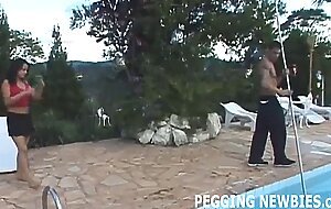 Is this your first time getting pegged in the ass