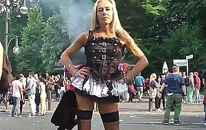 Csd berlin, public flashing, fucking and cumshot 