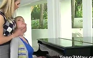 Sexy milf has a craving for teen pussy
