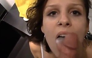 Big boobed hottie getting fucked in changing room