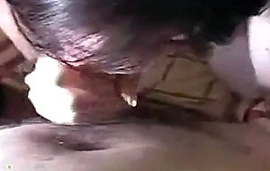 Hard shaft gets slippery wet with spit