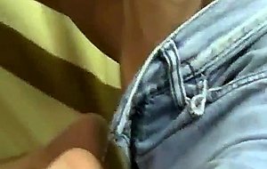 Hot mature hunk getting his intense cock sucked
