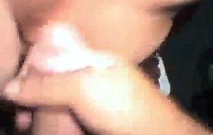 Dirty blonde old crack whore fucked and takes cumshot