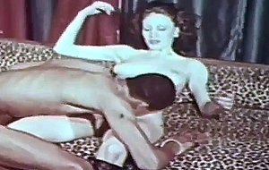 Skinny vamp milf seduces young...