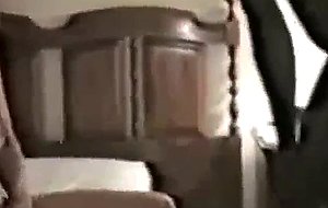 Horny cuckold granny fuck on bed