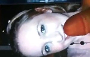Pervert jerks off on dumb irish slut anna