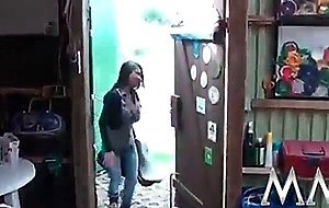 Tiny whore with huge tits