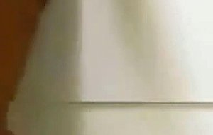 Crossdresser bathroom pose