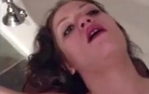 Cute teen doll sex in the bathroom