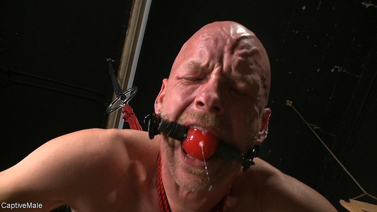 Captive Male Chad Rock, Mz Berlin Bdsm, Bondage, Femdom, Redhead, Smoking