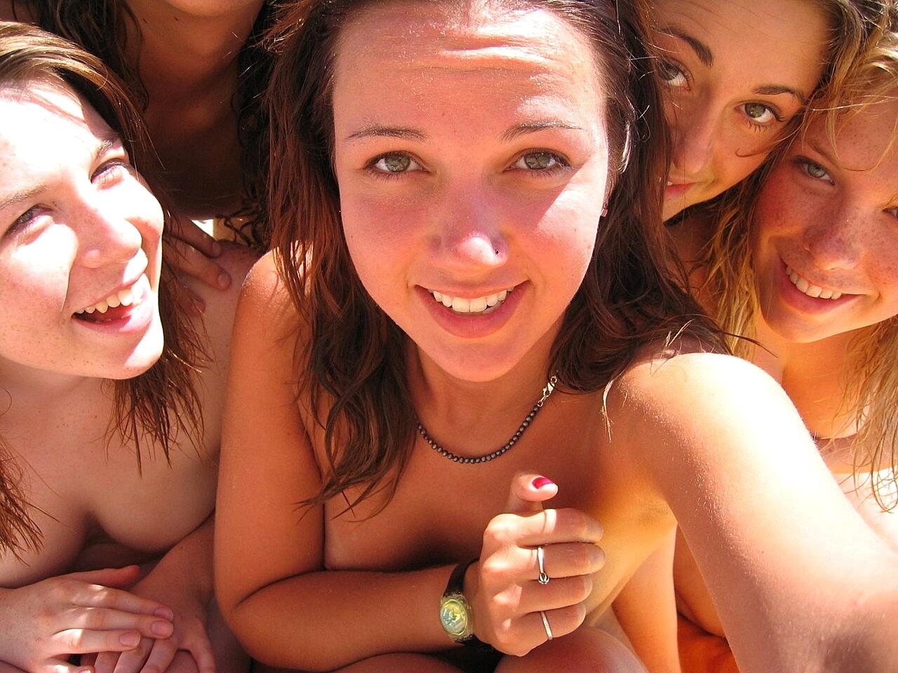 Amateur Chicks Take Self Shots Of Their Naked Bodies And While Sucking Cock Amateur, Beach, Cute, Selfie, Teen